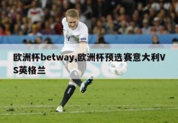 欧洲杯betway,欧洲杯预选赛意大利VS英格兰