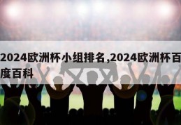 2024欧洲杯小组排名,2024欧洲杯百度百科