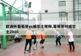 欧洲杯葡萄牙vs威尔士视频,葡萄牙对威尔士2016