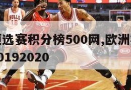 欧洲杯预选赛积分榜500网,欧洲杯预选赛积分榜20192020