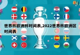 世界杯欧洲杯时间表,2022世界杯欧洲区时间表