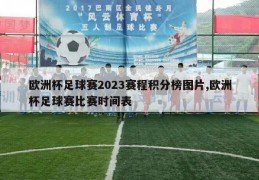 欧洲杯足球赛2023赛程积分榜图片,欧洲杯足球赛比赛时间表