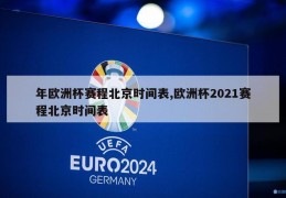 年欧洲杯赛程北京时间表,欧洲杯2021赛程北京时间表