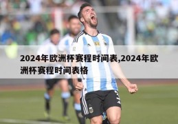 2024年欧洲杯赛程时间表,2024年欧洲杯赛程时间表格